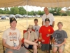 Scouts in the GOTA tent doing some training.  Later they all worked the GOTA station and made some contacts.