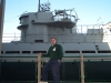 Brian, W9HLQ on port side of ship